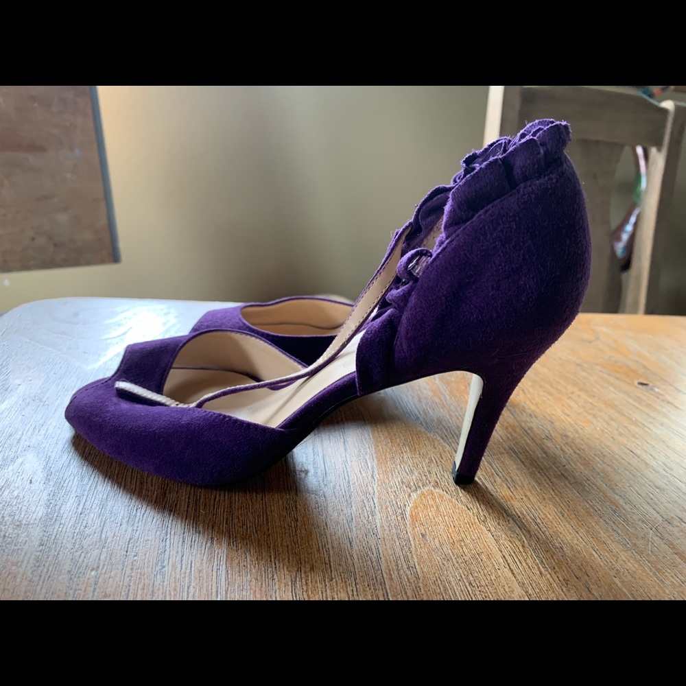 Preview Internantional Purple Suede Heels size 5